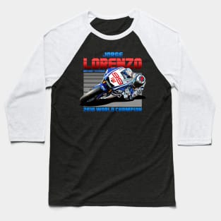 Jorge Lorenzo 2010 Legend Retro Baseball T-Shirt